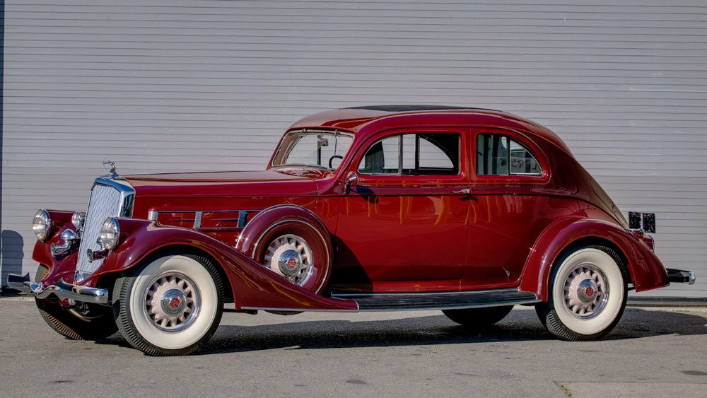 A 1935 Pierce-Arrow Model 1245 Silver Arrow.