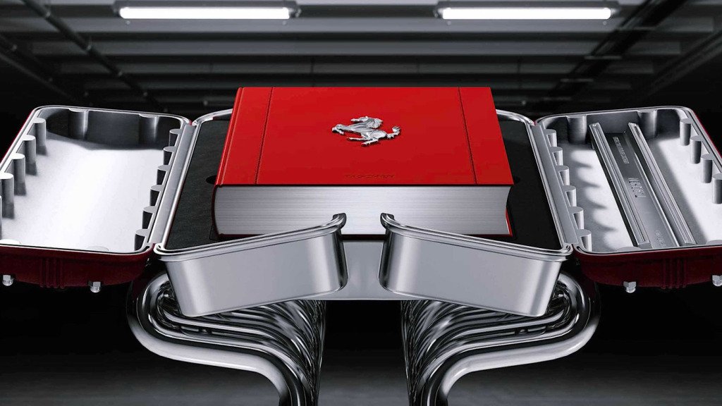 The Art Edition of Taschen's book Ferrari.