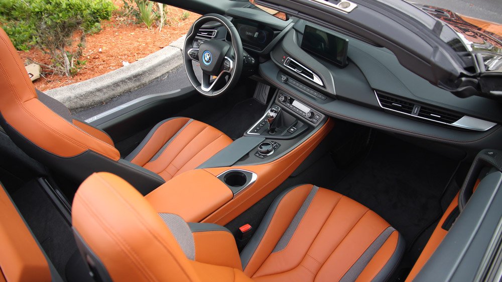 The 2019 BMW i8 Roadster.