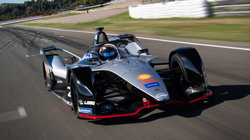 One of Nissan's Formula E race cars.