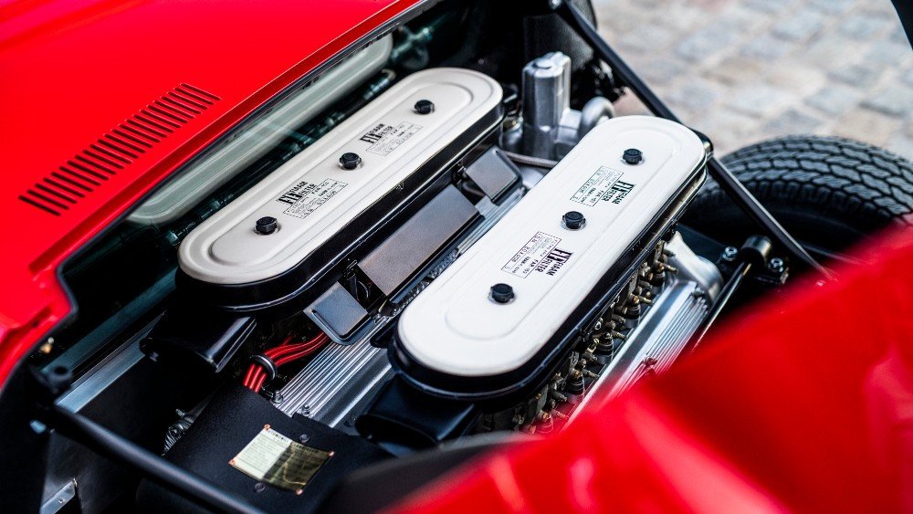 1972 Lamborghini Miura SV engine.