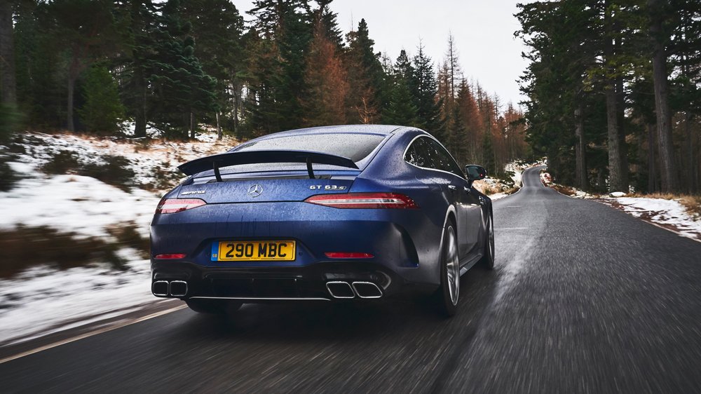 The Mercedes-AMG GT 4-Door in Scotland.
