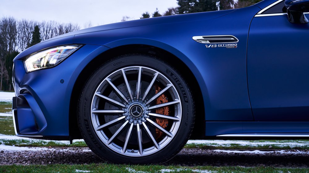 The Mercedes-AMG GT 4-Door in Scotland.