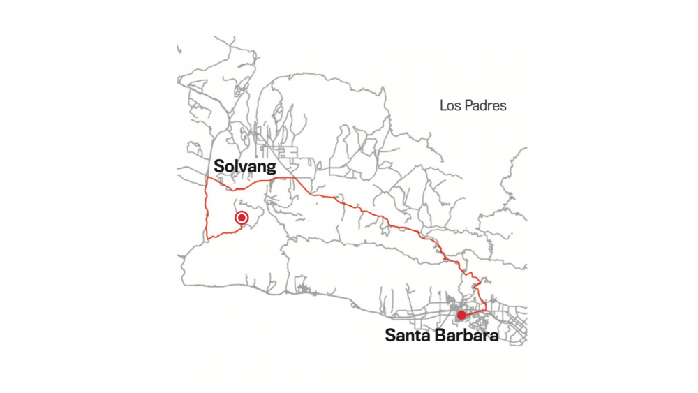 SAN MARCOS PASS: SANTA BARBARA TO SOLVANG