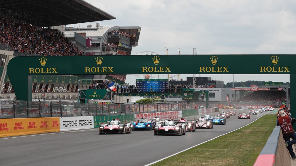 Rolex, the official timepiece of Le Mans.