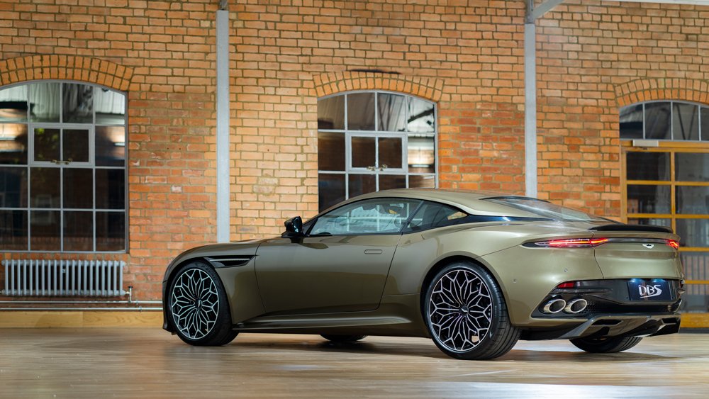 The covert coupe carries a 715 hp, 5.2-liter twin-turbocharged V-12.