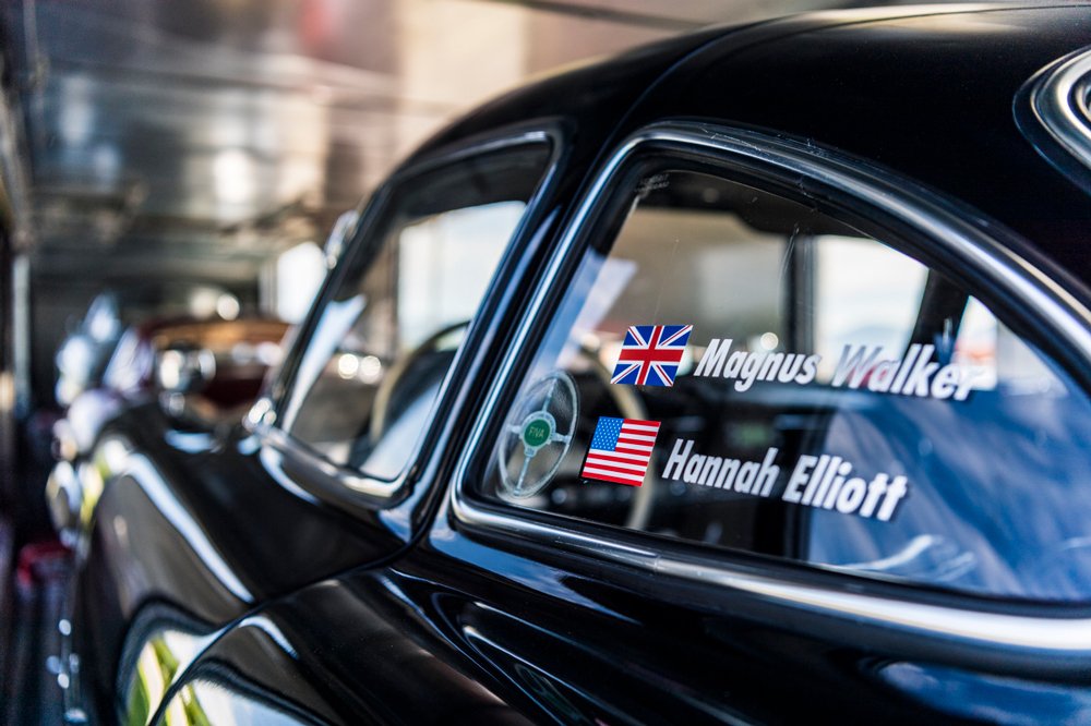 The Gullwing awaits its pilot and navigator.