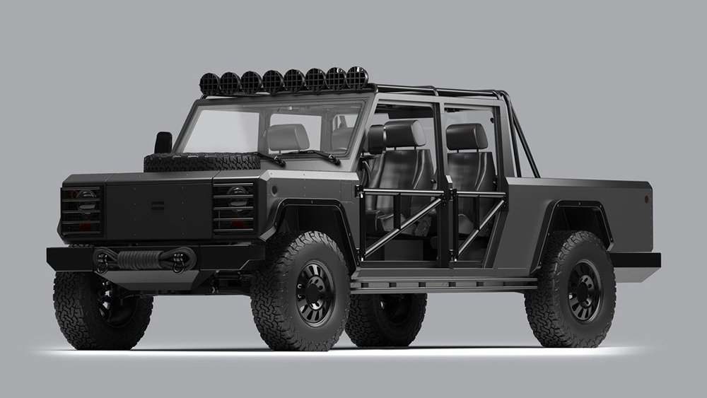 Bollinger's custom B2 pick-up truck