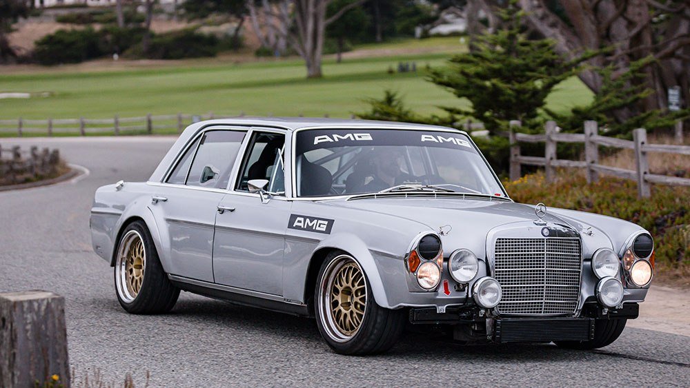 Mercedes-Benz 300 SEL AMG Red Pig Tribute
