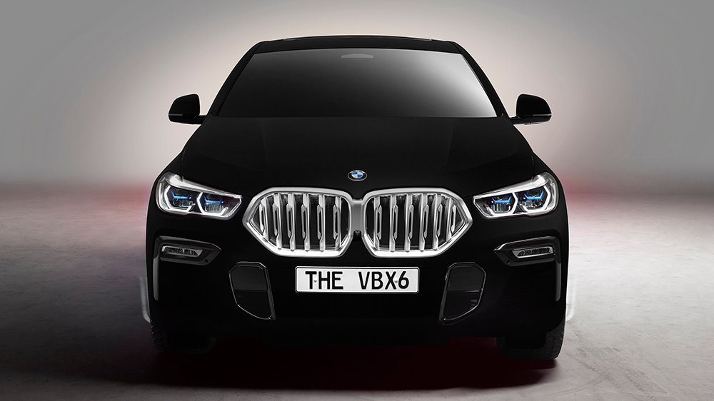 The 2020 BMW X6 in Vantablack VBx2