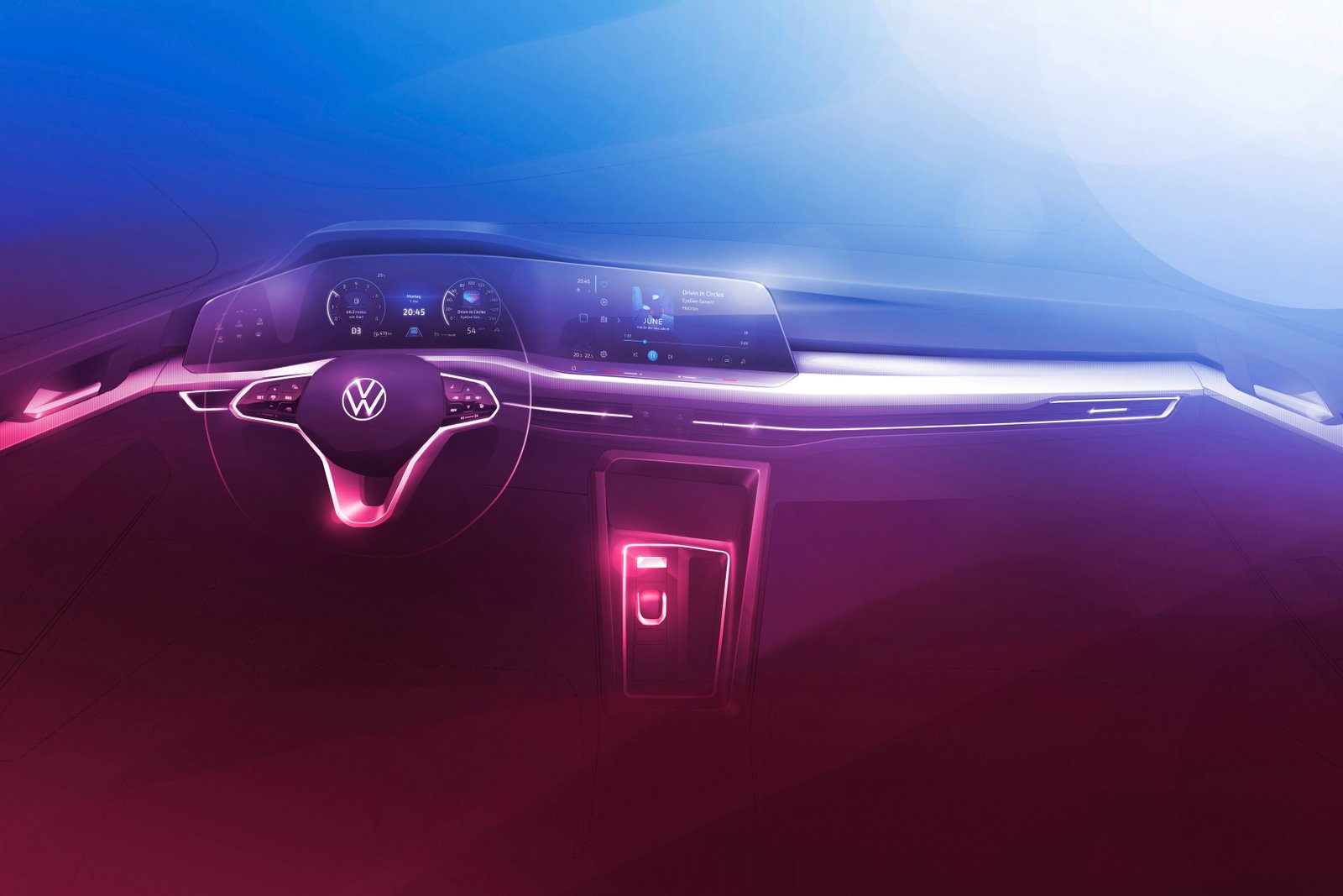 The all-new Golf (design sketch)