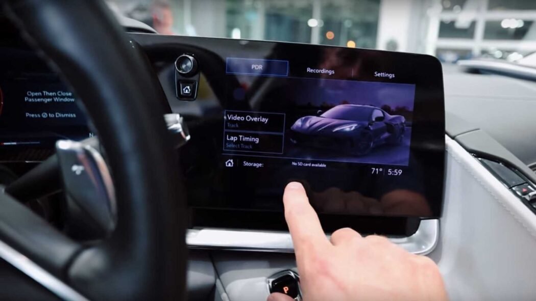 Chevy Corvette Infotainment Display