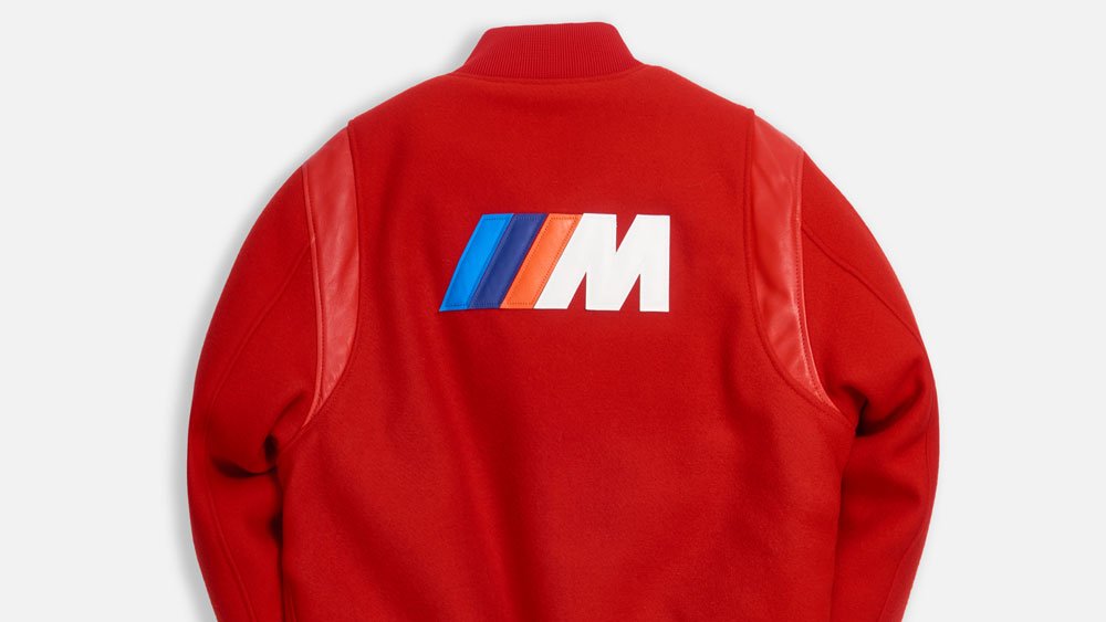 A suede bomber jacket from Kith as part of its collaboration with BMW.