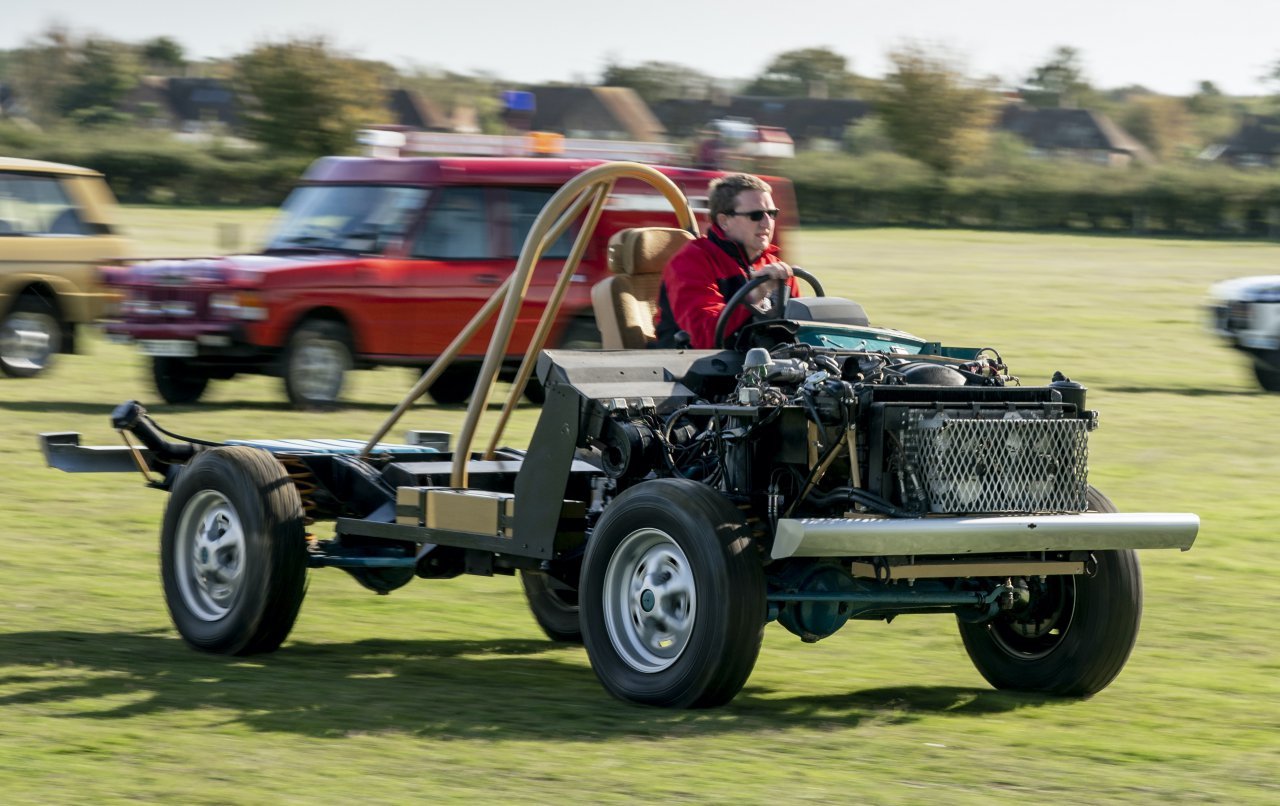 Land Rover 4x4 chassis demonstrator.