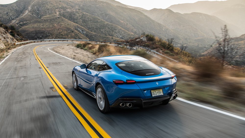 The Ferrari Roma in Southern California.