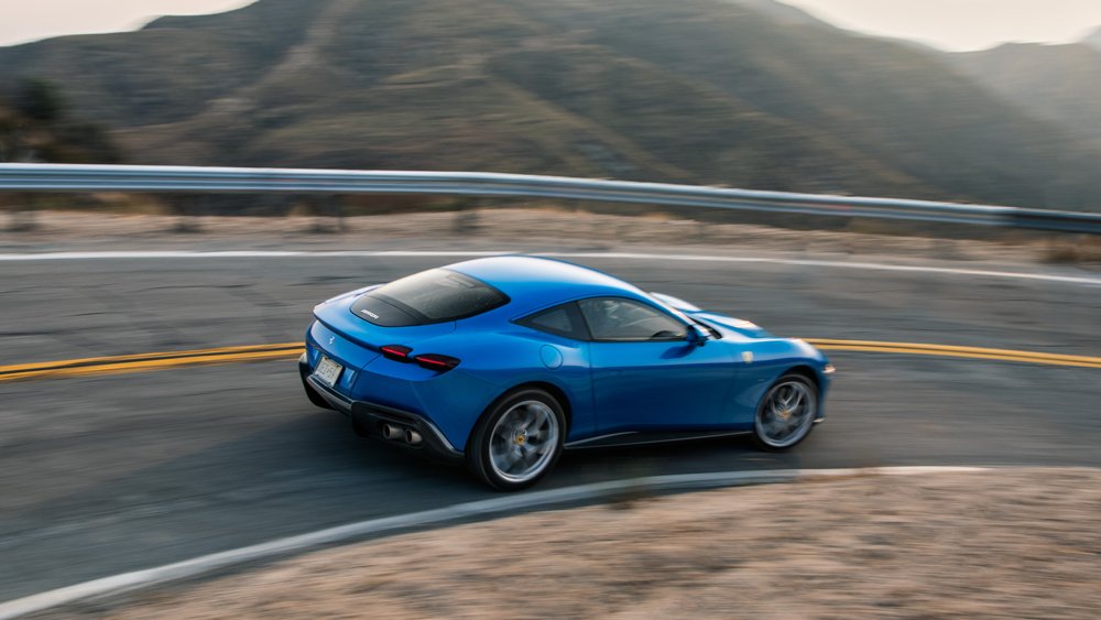 The Ferrari Roma in Southern California.