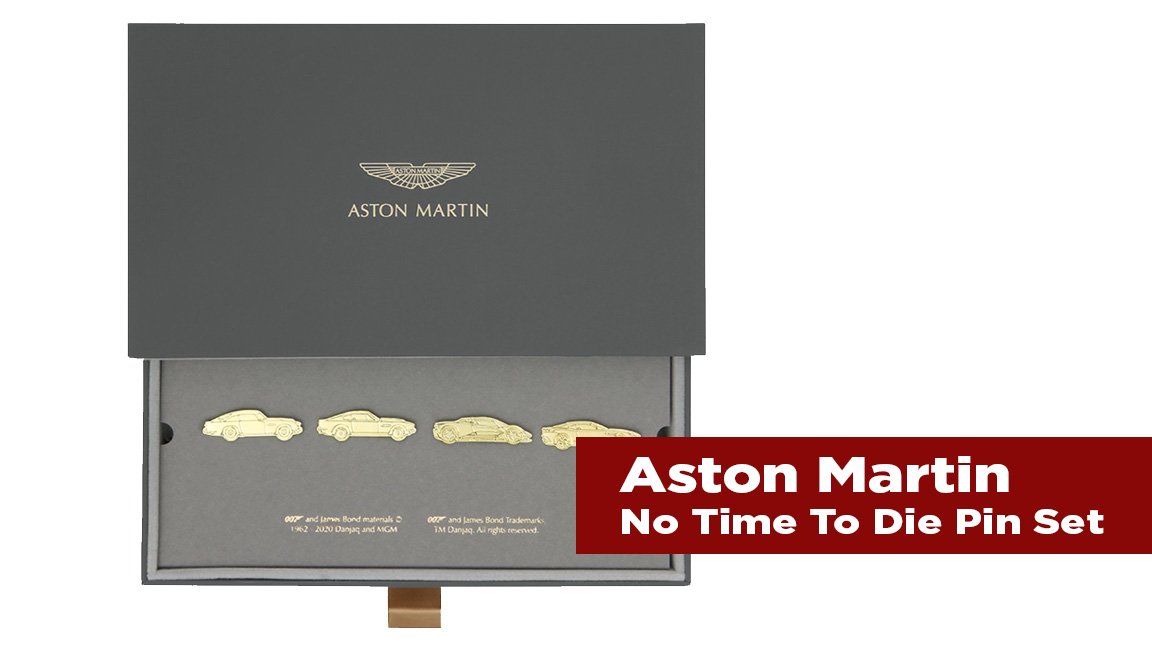 The Journal's holiday gift guide | Aston Martin No Time to Die Pin Set