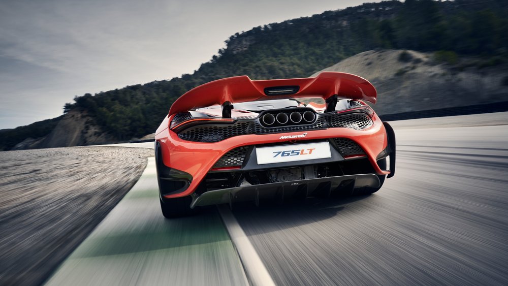 The McLaren 765LT supercar.