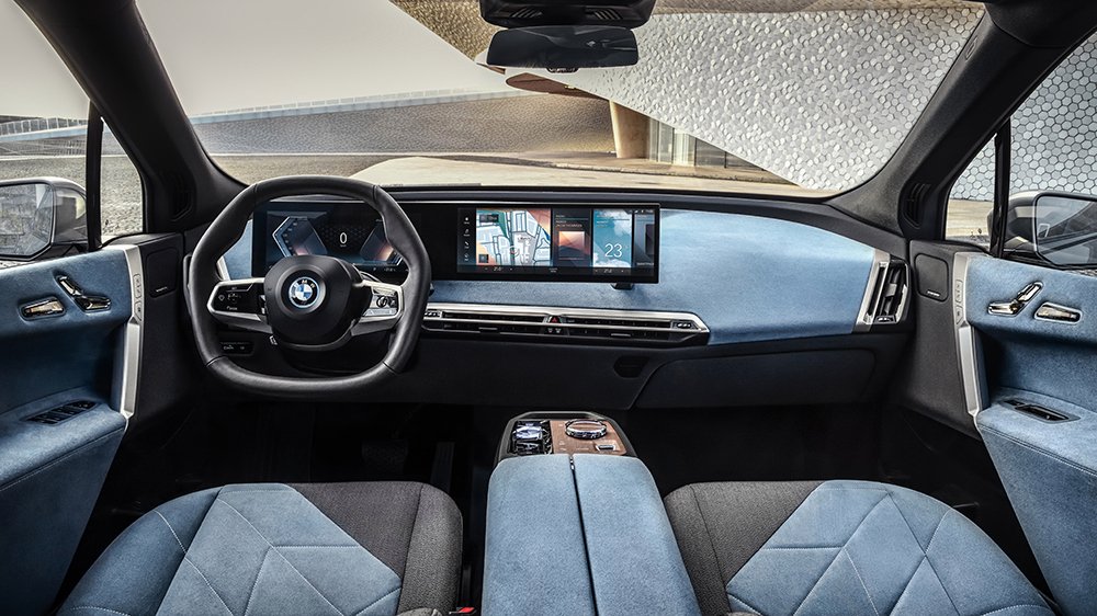 Inside the BMW iX electric crossover concept