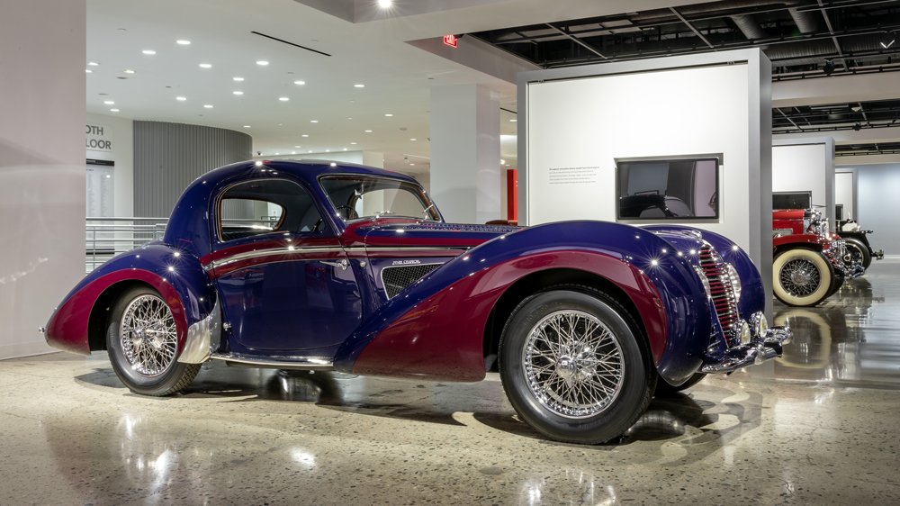 A 1938 Delahaye Type145 Coupe.