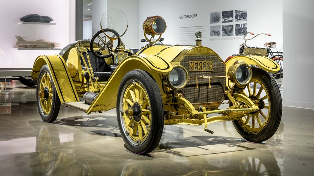 A 1913 Mercer Type 35-J Raceabout.