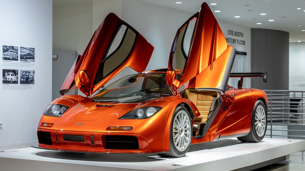 The 1998 McLaren F1 “LM-Specification” on loan to the Petersen Automotive Museum.