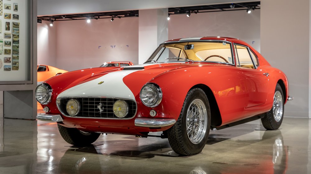 A 1959 Ferrari 250 GT Long Wheelbase (LWB) Berlinetta.