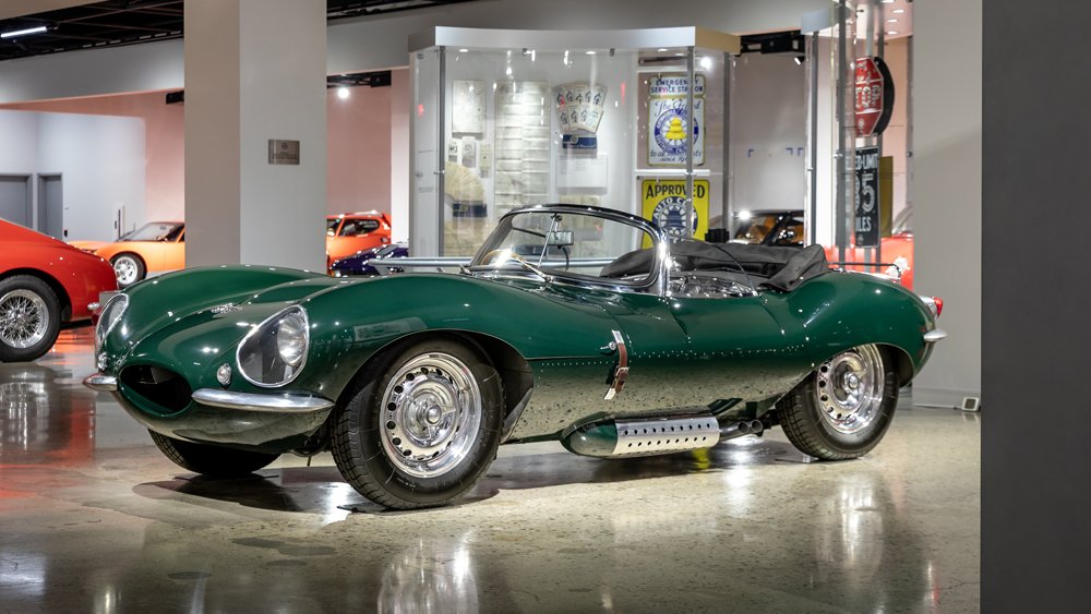 The 1956 Jaguar XKSS that once belonged to actor Steve McQueen.
