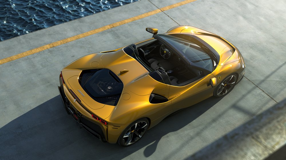 The Ferrari SF90 Spider.