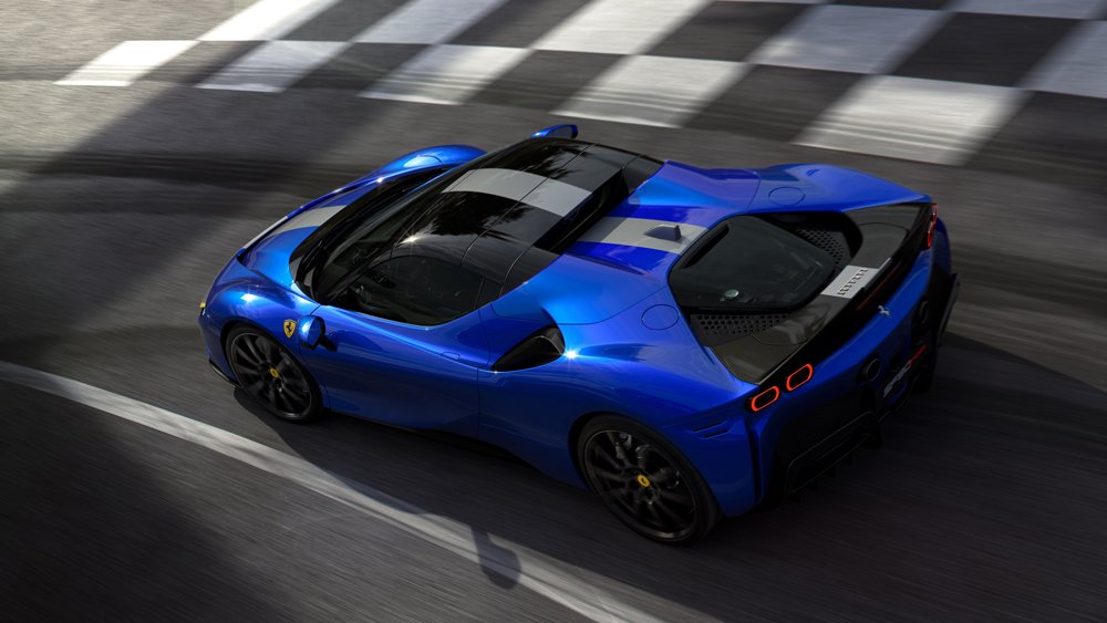 The Ferrari SF90 Spider.