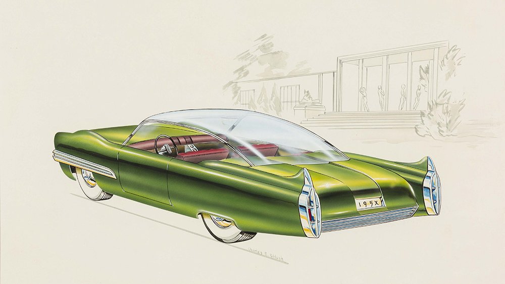 Lincoln XL-500 Concept Car, 1952, designed by Charles E. Balogh