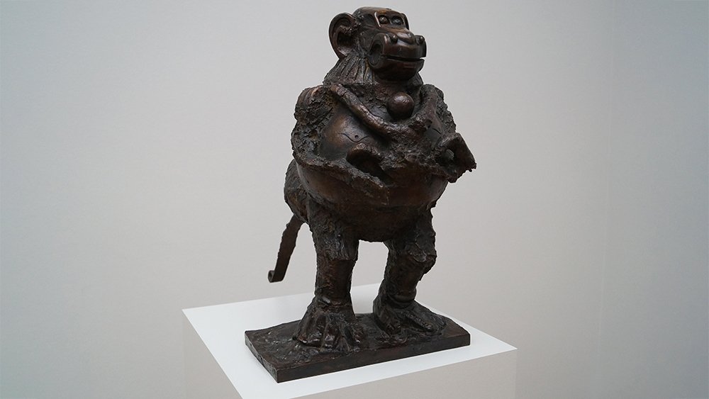 Picasso's Baboon and her Young. 1951. Bronse.