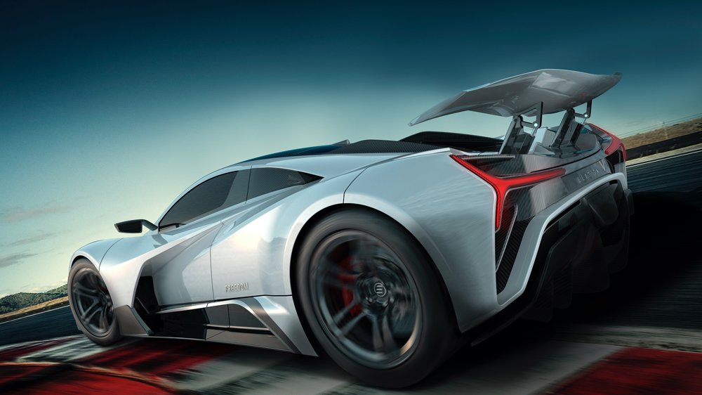 The Elation Freedom hypercar.