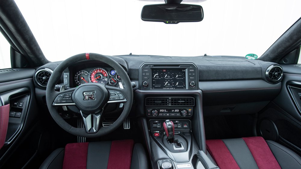 Inside the 2020 Nissan GT-R Nismo.