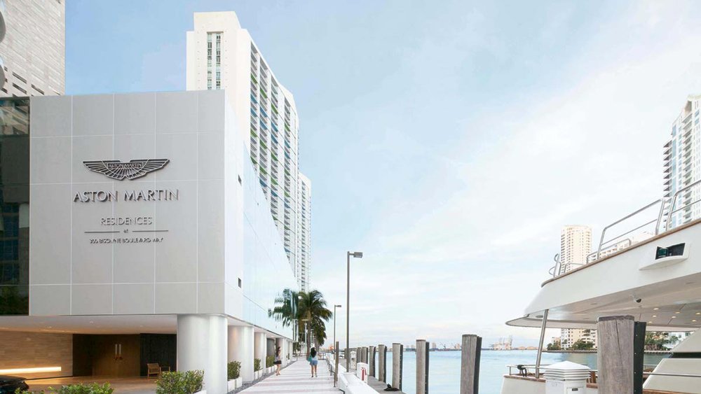 Aston Martin Residences on the Miami River.
