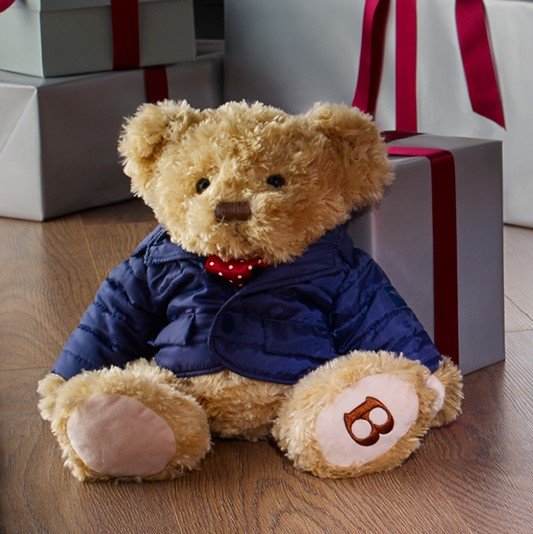 Bentley-themed holiday gift idea: Birkin teddy bear