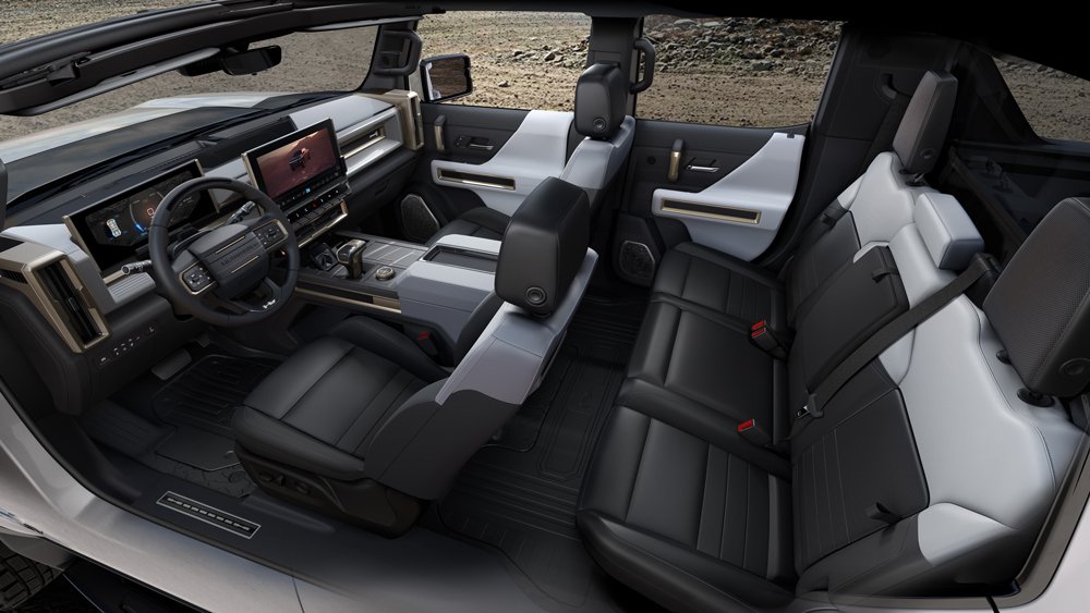 A look inside the 2022 GMC Hummer EV.