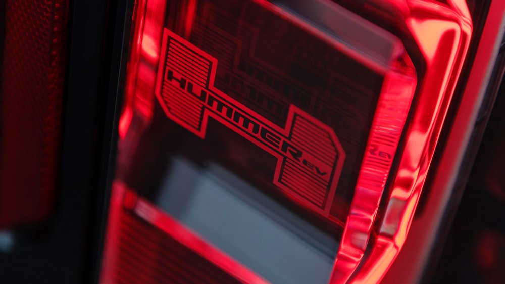 Detailing on the 2022 GMC Hummer EV.