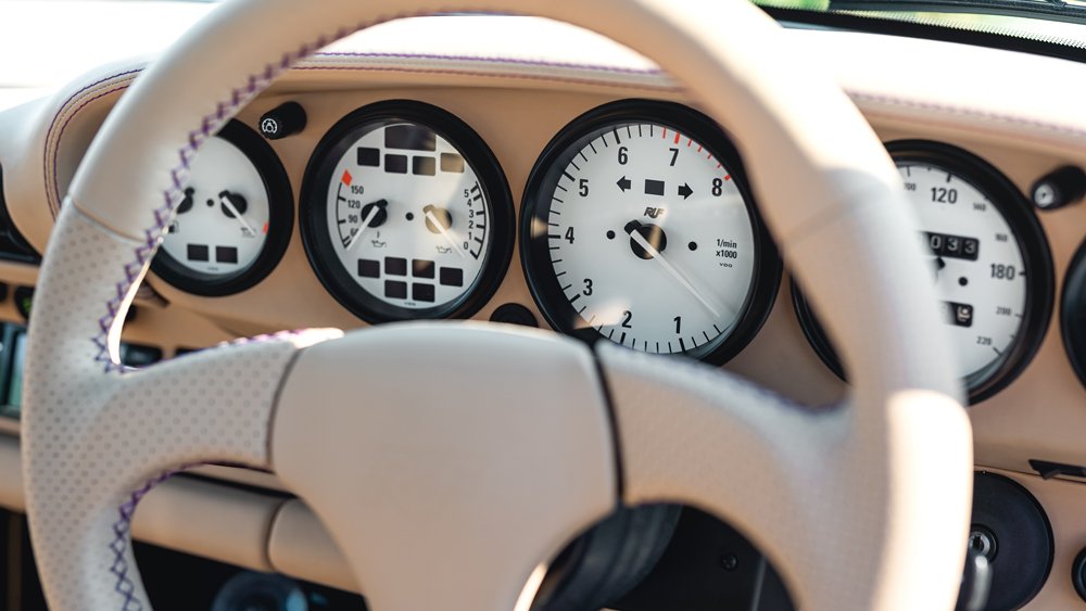 Inside the Ruf RCT Evo.