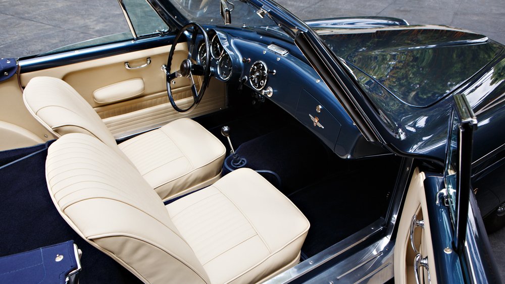 A look inside a 1954 Aston Martin DB2/4 Drophead Coupe by Bertone.