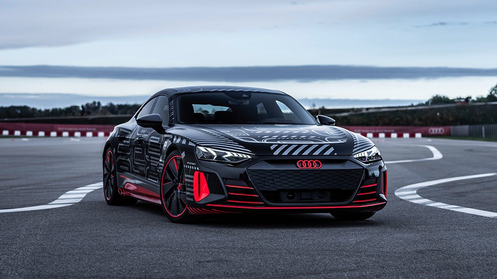 The Audi RS e-tron GT prototype earlier this year