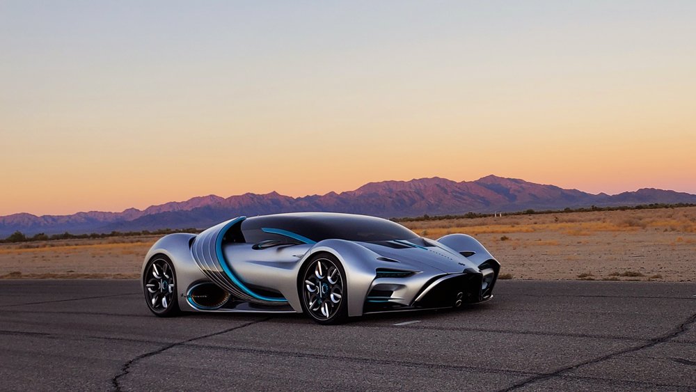 The Hyperion XP-1 hydrogen-powered hypercar.