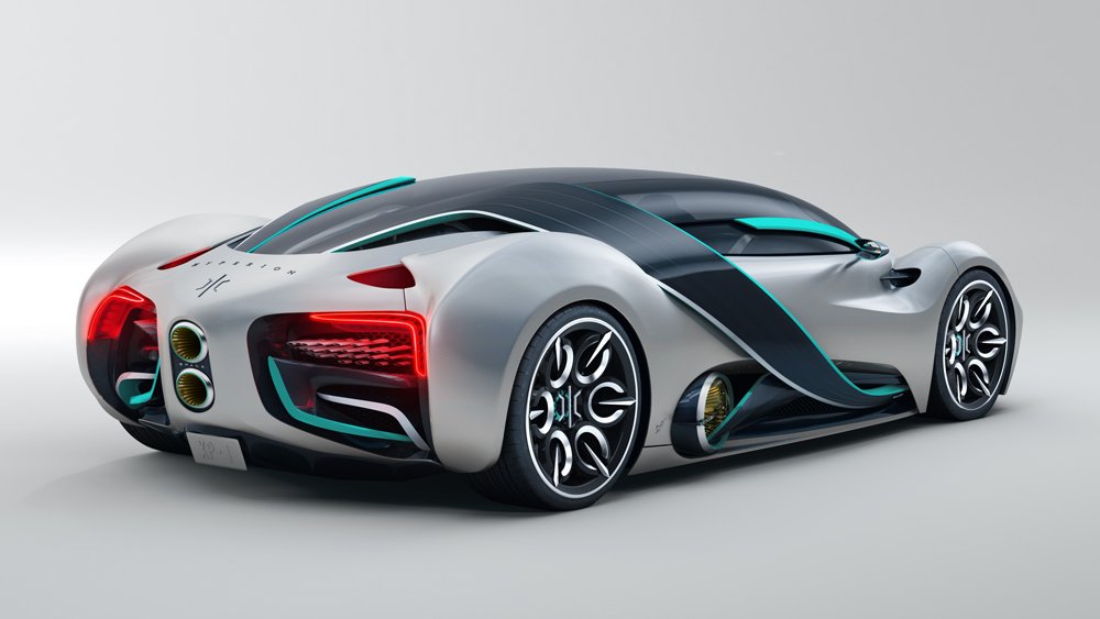The Hyperion XP-1 hydrogen-powered hypercar.