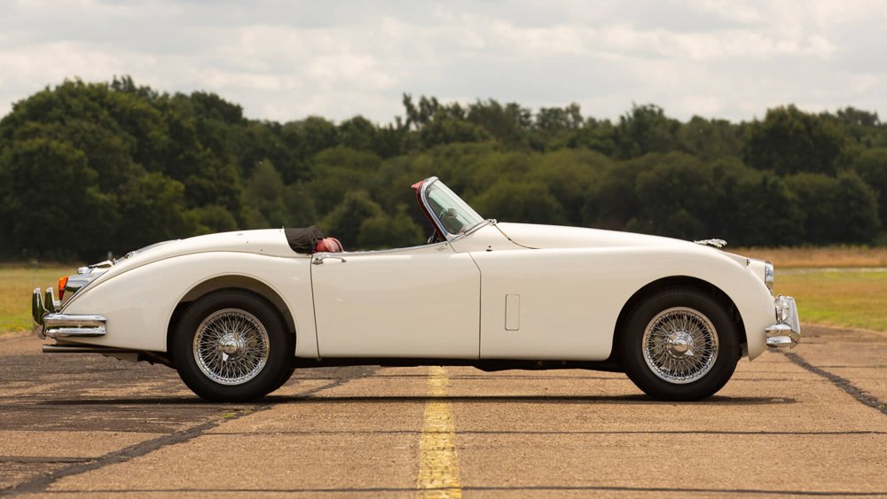 An example of the Jaguar XK150.
