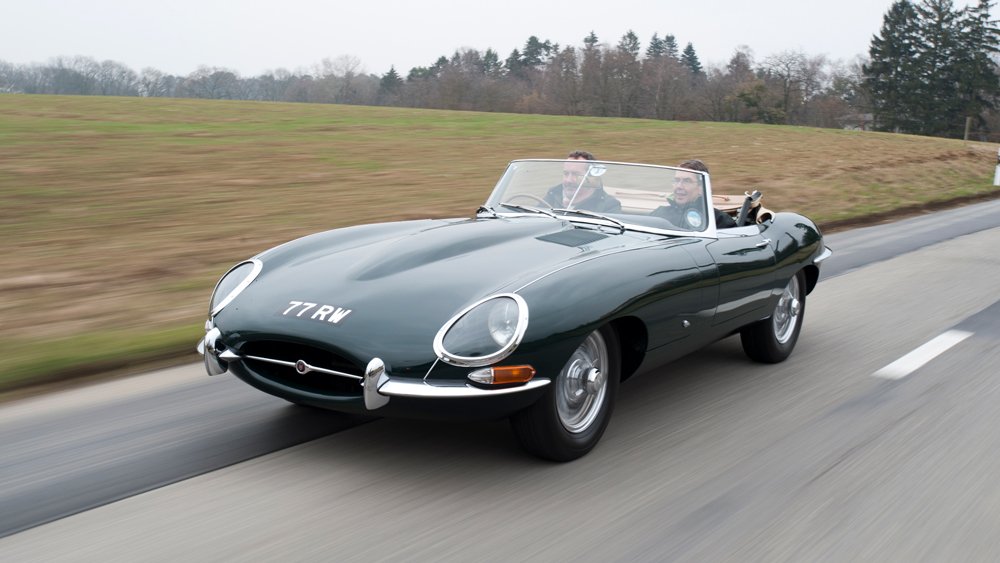 An example of the Jaguar E-type.