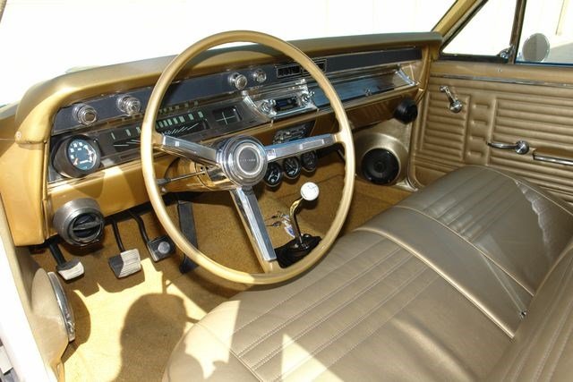 1967 Chevy Chevelle 300 Deluxe Wagon 4-speed interior