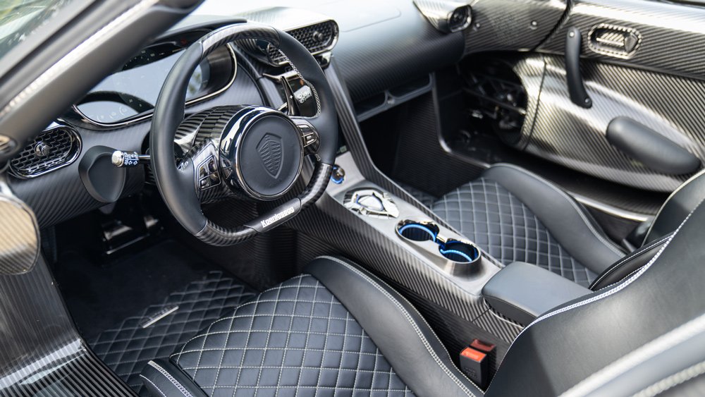 A Koenigsegg Regera hypercar.