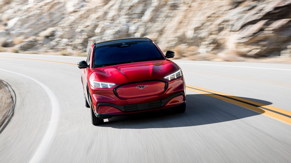 The 2021 Ford Mustang Mach-E.