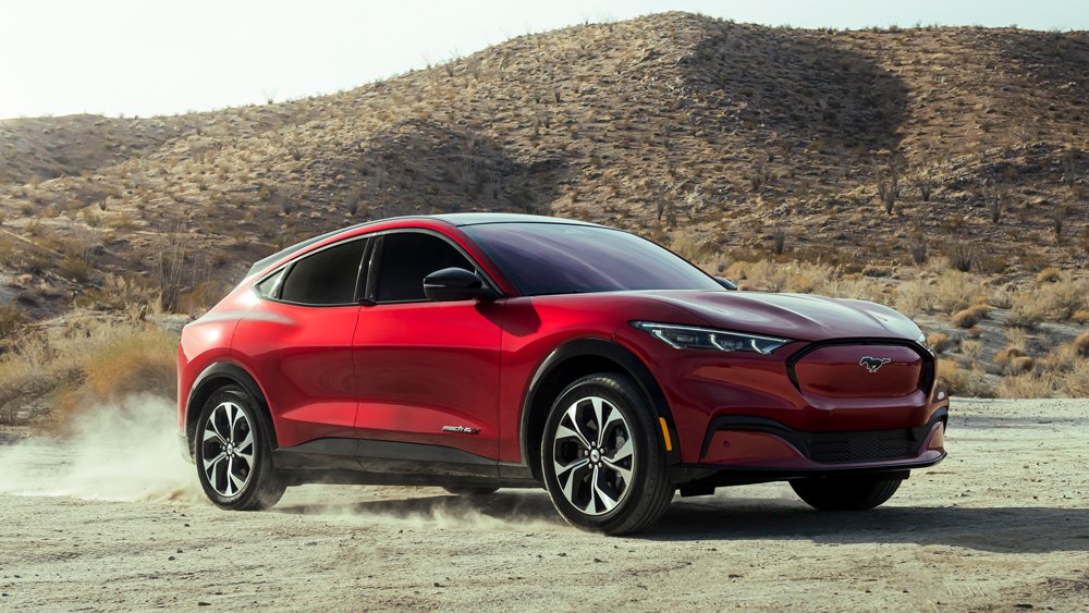 The 2021 Ford Mustang Mach-E.