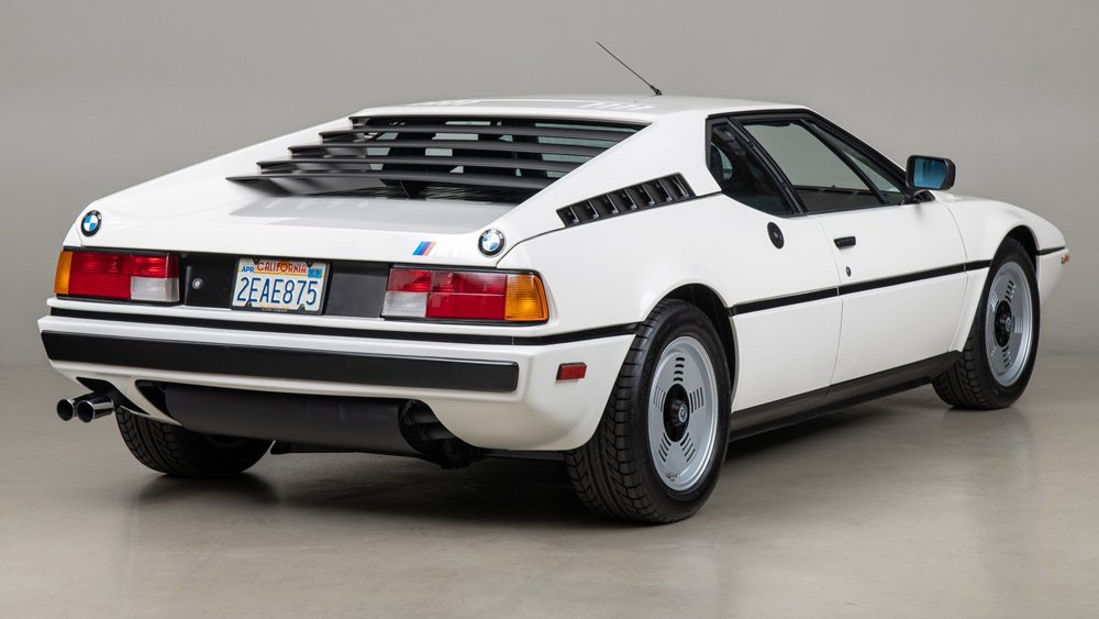 A 1980 BMW M1.